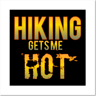 Hiking t-shirt designs Posters and Art